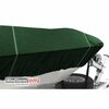 Eevelle Boat Cover PONTOON Rails w/ Outboard 25ft 6in L 102in W Green SFPONBP25102B-HTR